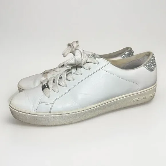 Michael Kors Shoes Michael Kors Irving Embellished White
